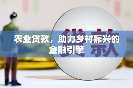 淮阳农业贷款，助力乡村振兴的金融引擎