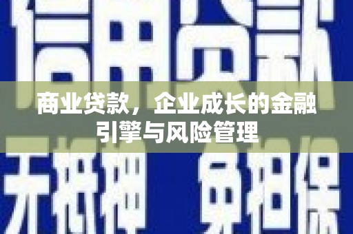 淮阳商业贷款，企业成长的金融引擎与风险管理