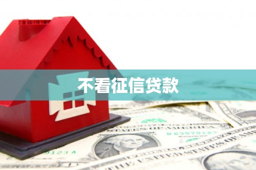 淮阳不看征信贷款