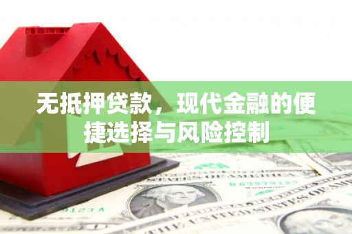 淮阳无抵押贷款，现代金融的便捷选择与风险控制