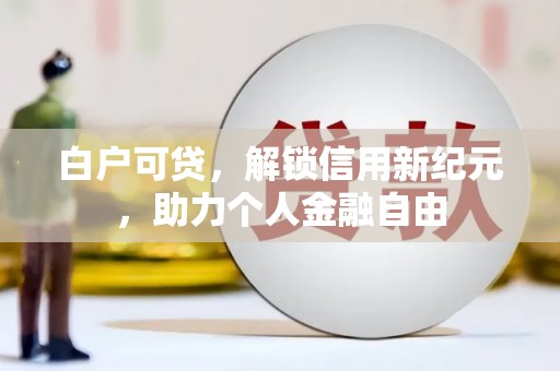 淮阳白户可贷，解锁信用新纪元，助力个人金融自由