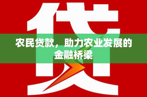 淮阳农民贷款，助力农业发展的金融桥梁