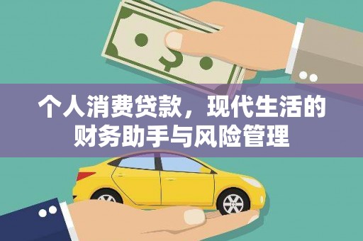 淮阳个人消费贷款，现代生活的财务助手与风险管理