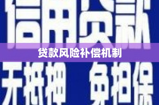 淮阳贷款风险补偿机制