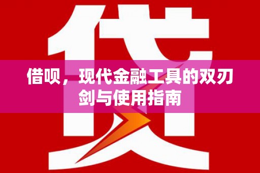 淮阳借呗，现代金融工具的双刃剑与使用指南