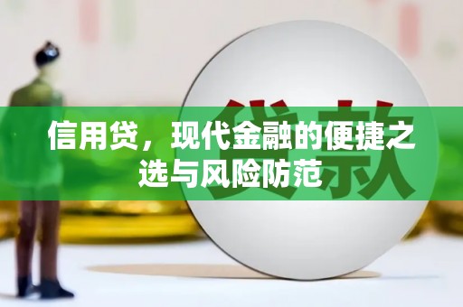 淮阳信用贷，现代金融的便捷之选与风险防范